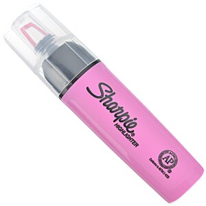 Additional Image 2 - a pink highlighter with black writing