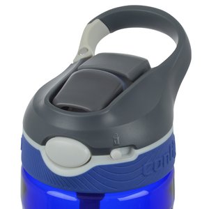 Additional Image 2 - a blue water bottle with a grey handle