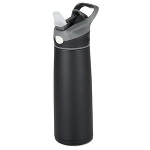 Additional Image 2 - a black water bottle with a grey handle
