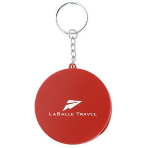 Additional Image 5 - a red key chain with a white logo