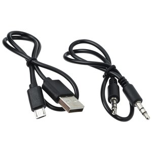 Additional Image 2 - a black cord with a metal plug