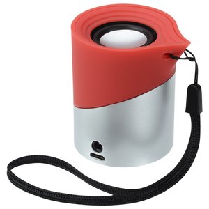Additional Image 3 - a red and silver speaker