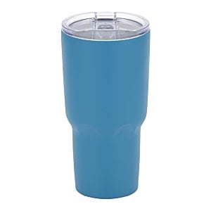 Additional Image 2 - a blue tumbler with a lid