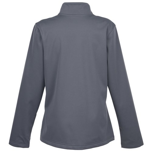 Additional Image 1 - a back view of a grey jacket