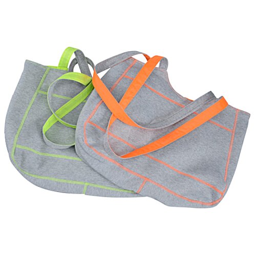 Additional Image 1 - a pair of grey and orange bags