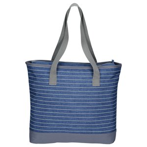 Additional Image 2 - a blue bag with a gray handle