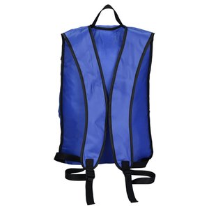 Additional Image 1 - a blue backpack with black straps