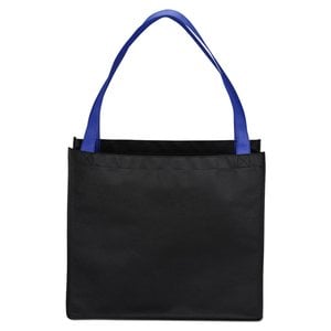 Additional Image 2 - a black bag with blue handles