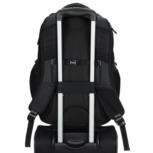 Additional Image 4 - a black backpack with straps