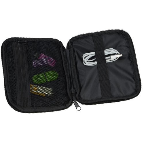 Additional Image 2 - a black case with a zipper