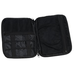 Additional Image 1 - a black wallet with a zipper