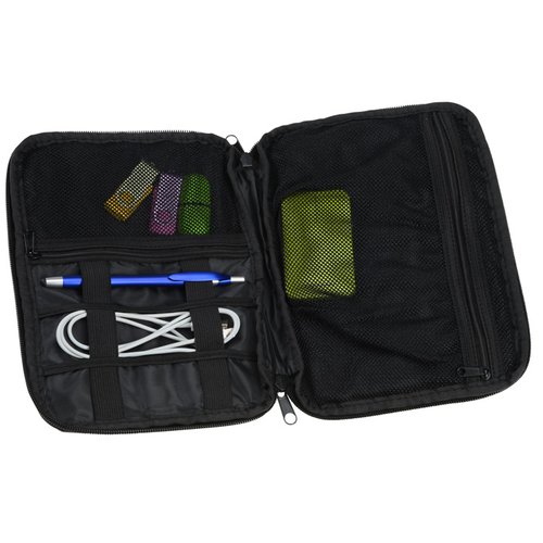 Additional Image 2 - a black case with a pen and a blue pen