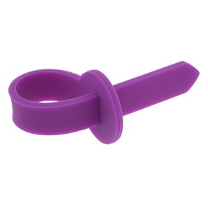 Additional Image 2 - a purple pacifier on a white background