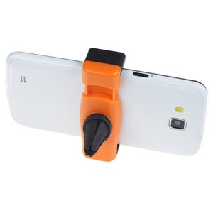 Additional Image 4 - a white cell phone with orange and black clip
