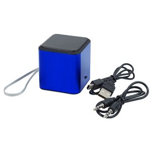 Additional Image 5 - a blue cube with black cord