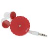 Additional Image 2 - a red earbuds with a white cord