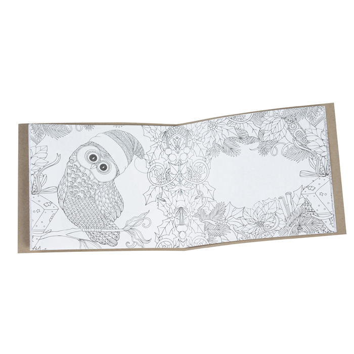  Adult Coloring Book To-Go Set - Floral - 24 hr