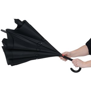 Additional Image 3 - a person holding a black umbrella