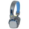 a headphones with a blue strap