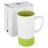 Additional Thumbnail Image 1 - a white and green mug next to a box