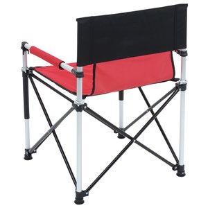 Additional Image 2 - a red and black folding chair