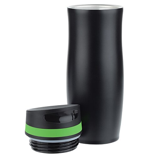 Additional Image 1 - a black and green vase