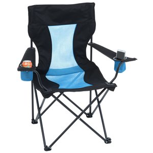 Additional Image 5 - a blue and black folding chair