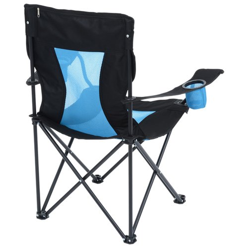 Additional Image 4 - a blue and black folding chair