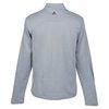 View Image 2 of 3 of adidas 1/4-Zip Heather 3-Stripes Pullover - Men's - Embroidered
