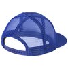 a blue hat with a mesh cap