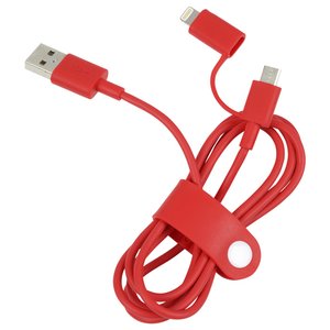Additional Image 2 - a red cable with a couple of plugs