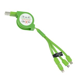 Additional Image 4 - a green tape measure with a white label