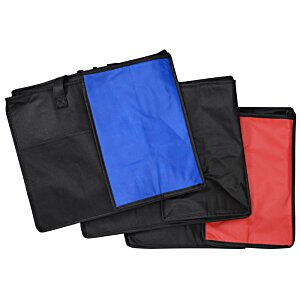 Additional Image 3 - a group of black and red bags