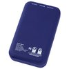 a blue cell phone on a white background
