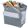 View Image 3 of 3 of Quatrefoil Double Compartment Cooler Tote