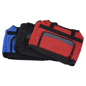 Additional Image 1 - a stack of red blue and black bags