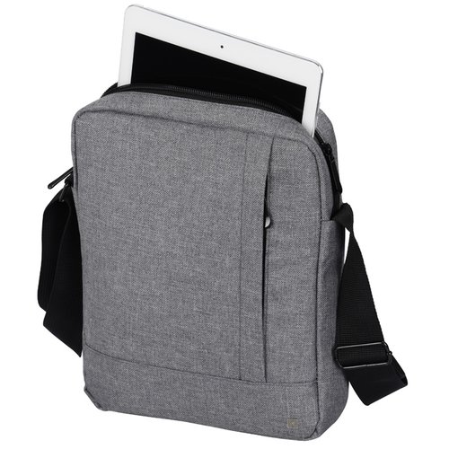 Additional Image 1 - a grey bag with a black strap