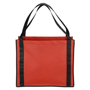 Additional Image 3 - a red bag with black straps