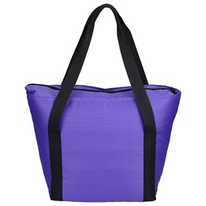 Additional Image 1 - a purple bag with black handles
