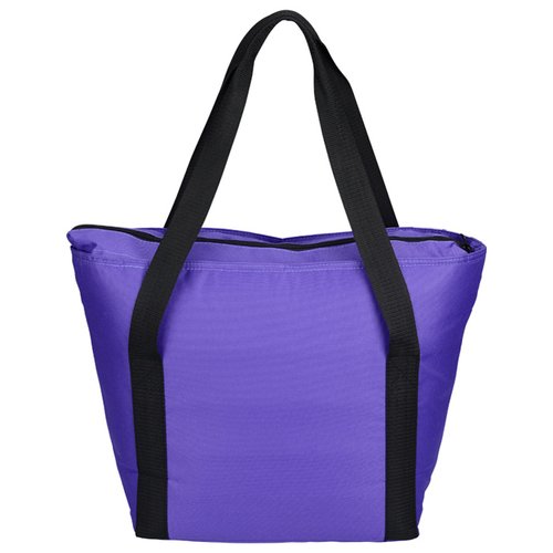 Additional Image 1 - a purple bag with black handles