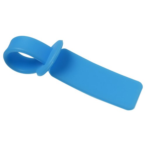 Additional Image 3 - a blue rubber band on a white background