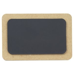 Additional Image 1 - a rectangular black rectangular object with a tan border