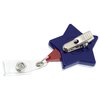 View Image 2 of 3 of Patriot Jumbo Retractable Badge Holder - 40" - Star