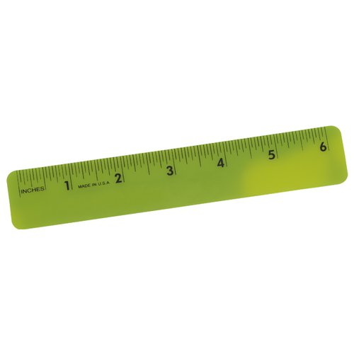 Additional Image 1 - a green ruler on a white background