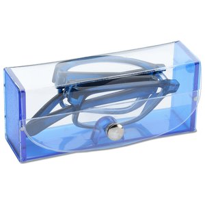 Additional Image 2 - a pair of glasses in a clear plastic box