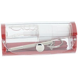 Additional Image 1 - a white object in a clear plastic case