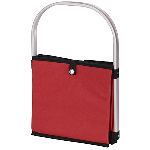 Additional Image 1 - a blue bag with a white handle