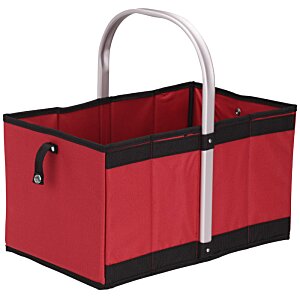 Additional Image 2 - a blue and black basket