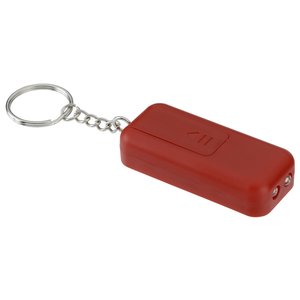 Additional Image 2 - a red key chain with a ring