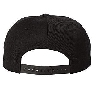 Additional Image 1 - a black hat with a white background